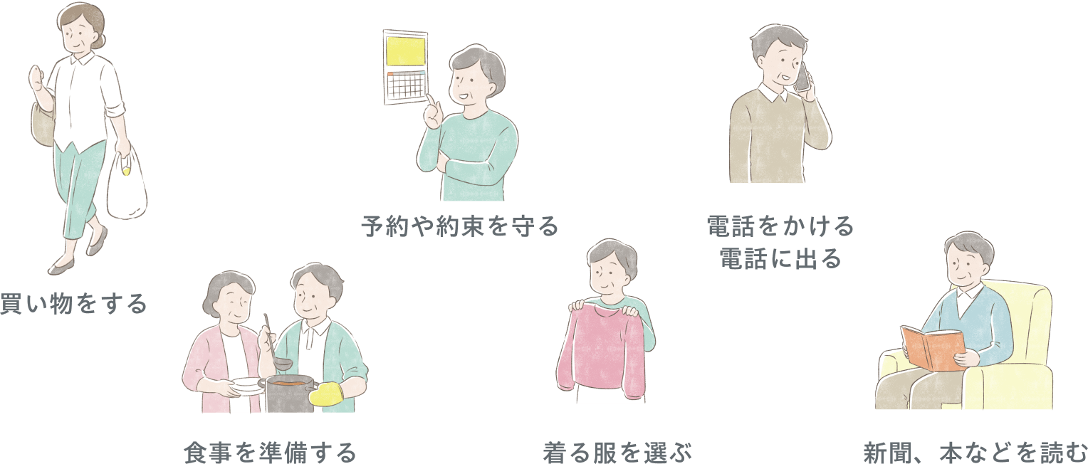日常生活の動作