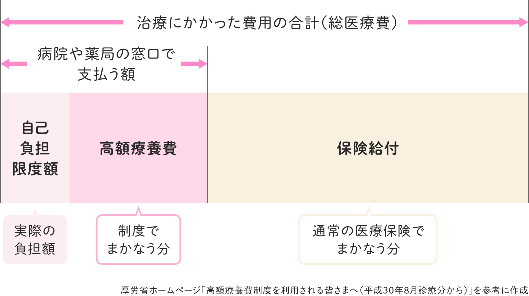 治療にかかった費用の合計（総医療費）